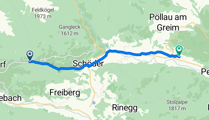 Krakaudorf, Krakau nach Sankt-Peter-am-Kammersberg 70, Sankt Peter am Kammersberg