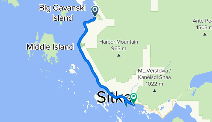 Old Sitka Historic Site, Sitka to 1406 Sawmill Creek Rd, Sitka