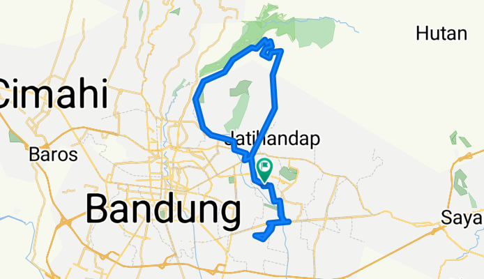 Jalan Rengasdengklok Raya 55, Kecamatan Antapani to Jalan Rengasdengklok Raya 55, Kecamatan Antapani