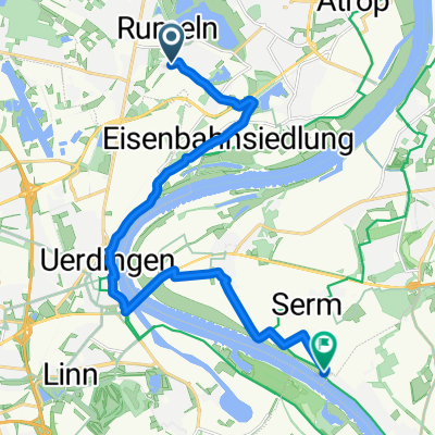 Am Volkesberg 22, Duisburg nach Am Hasselberg 290, Duisburg