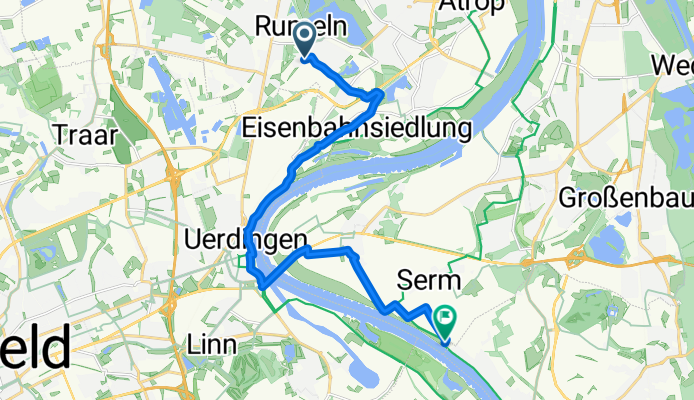 Am Volkesberg 22, Duisburg nach Am Hasselberg 290, Duisburg