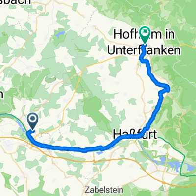 Wiesenstraße 5, Schonungen nach Ringstraße 2–4, Hofheim in Unterfranken
