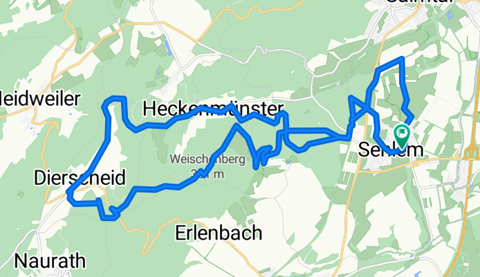 Bahnhofstraße Sehlem nach Bahnhofstraße Sehlem