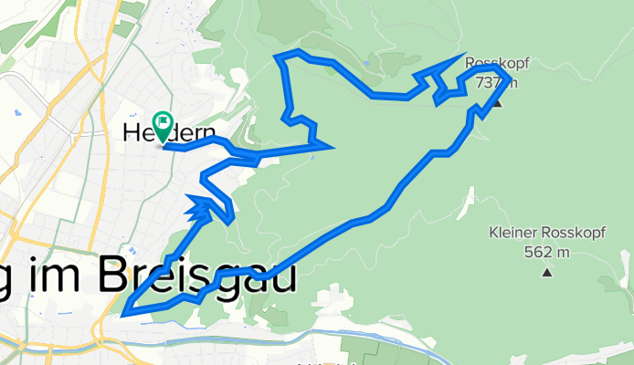 Herdern - Rosskopf - Herdern (MTB)