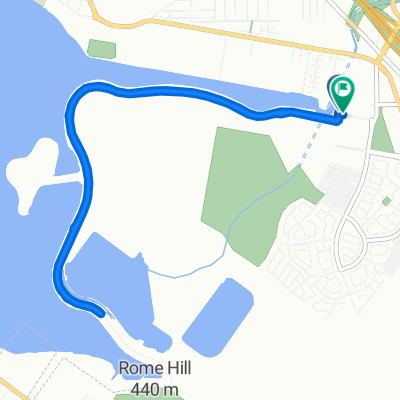 Route from Pete Lehr Dr, Lake Elsinore