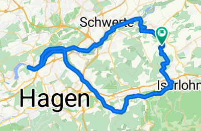 Route in der Bikemap App öffnen