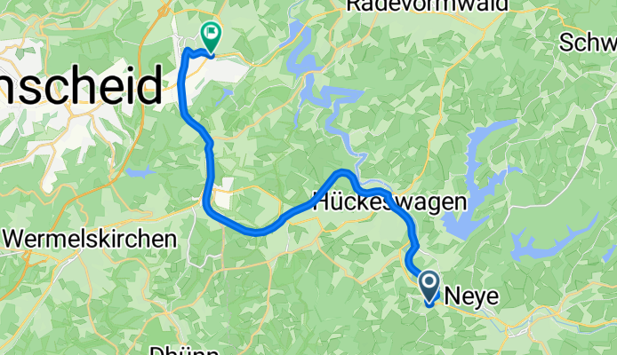 Hilgersbrücke nach Remscheid-Lennep