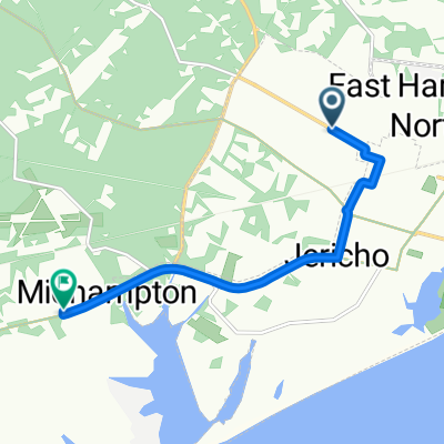 73–77 Long Ln, East Hampton to 80 Wainscott Northwest Rd, Wainscott