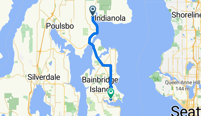 6425 NE Big Bear Ln, Poulsbo to 215–285 Madison Ave N, Bainbridge Island