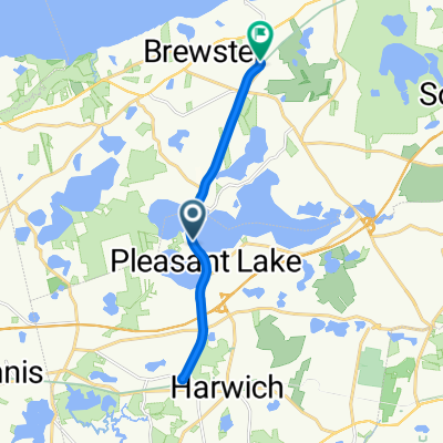 486–498 Pleasant Lake Ave, Harwich to 235 Underpass Rd, Brewster