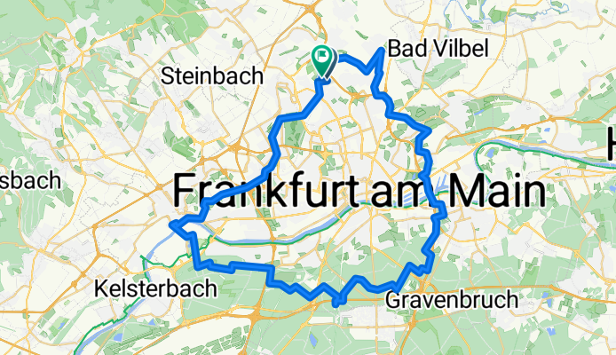 Rund um FFM_ImM_T_via Nidda, Höchst, Stadtwald, Oberrad, Riedewald, Ffm Bogen...