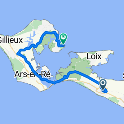 Itinéraire à partir de 4 Rue Pasteur, La Couarde-sur-Mer