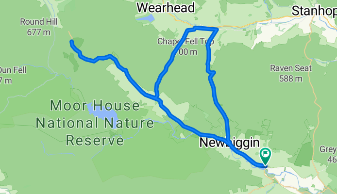 Middleton in Teesdale climbs
