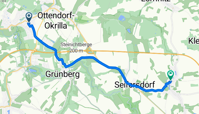 Gartenstraße 39, Ottendorf-Okrilla nach Hauptstraße 55, Wachau