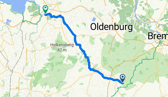 Mittelweg 11B, Goldenstedt nach Bahnhofsring 8, Leer