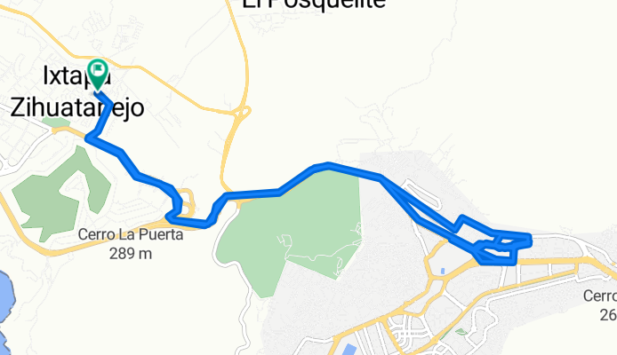 La Puerta, Ixtapa Zihuatanejo a  Zihuatanejo