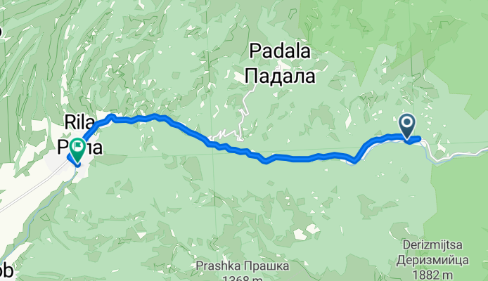 Route from 107, Pastra