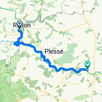 De Rue de la Goule d'Eau, Redon à Rue du Vannier 2, La Chevallerais