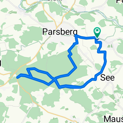 Route durch den Spitzberg