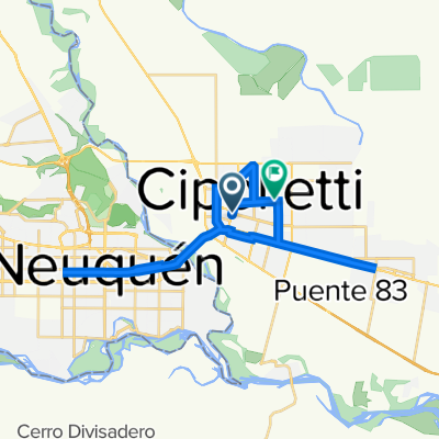 De A. C. Mengelle 461, Cipolletti a Brasil 1375, Cipolletti