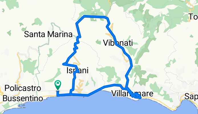 Da Traversa Seconda Di Via Pinturella in frazione Capitello 2, Ispani a Traversa Seconda Di Via Pinturella in frazione Capitello 2, Ispani
