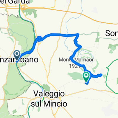 Da Strada Valeggio 37, Monzambano a Casa Colombare, Valeggio sul Mincio