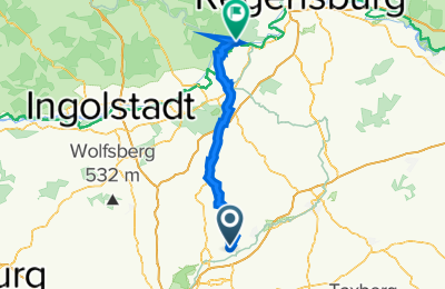 Route in der Bikemap App öffnen
