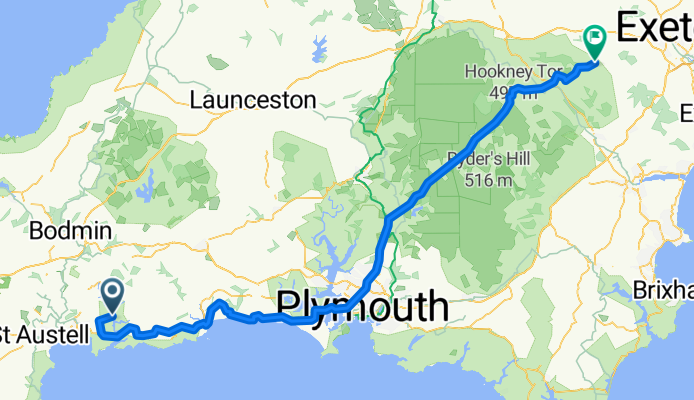 Lejog 04 - 02: Golant YH to Bridges