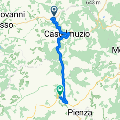 Via Umberto I 3, San Giovanni d'Asso to SS146, Pienza