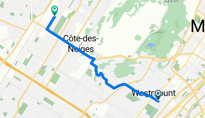 328 Av Kensington, Westmount to 3244 Rue Goyer, Montréal