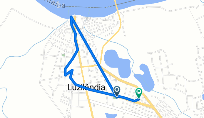 De Avenida João Batista Pinto, Luzilândia a Quadra I, 1–173, Luzilândia
