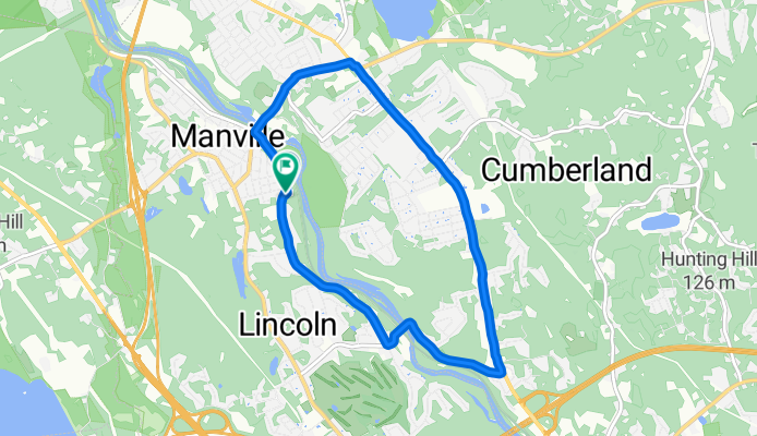300 New River Rd, Manville to 300 New River Rd, Manville