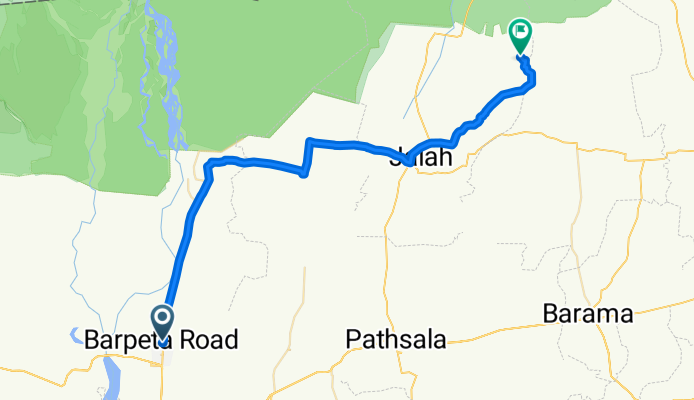 Barpeta Road to Unnamed Road, Nalbari