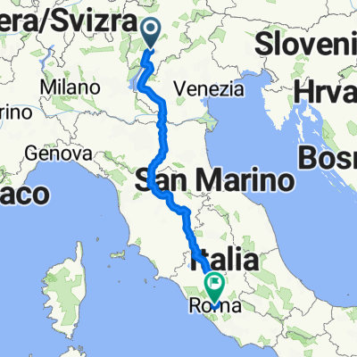 Da SS45bis, Vezzano a Viale Pinturicchio 89, Roma