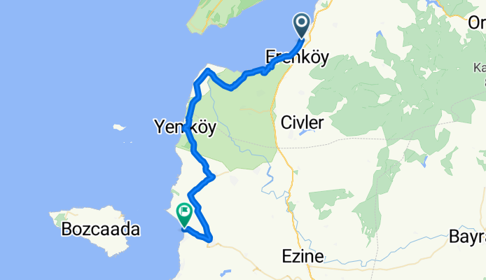 Güzelyalı Köyü İç Yolu to Geyikli Feribot İskelesi