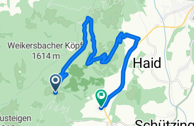 Route in der Bikemap App öffnen