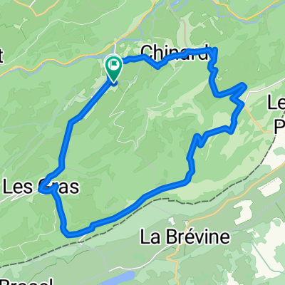 De 24 La Moilleseule, Grand'Combe-Châteleu à 13 La Moilleseule, Grand'Combe-Châteleu