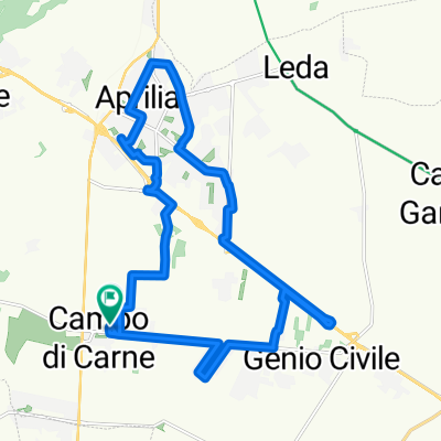 Da Via Aureliano Pertile 6, Aprilia a Via Aureliano Pertile 4, Aprilia