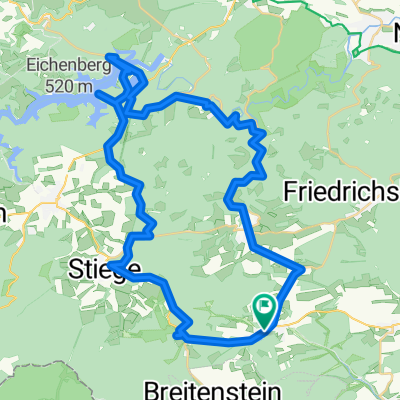 Güntersberge-Allrode-Treseburg-Rappbodetalsperre-Rotestein-