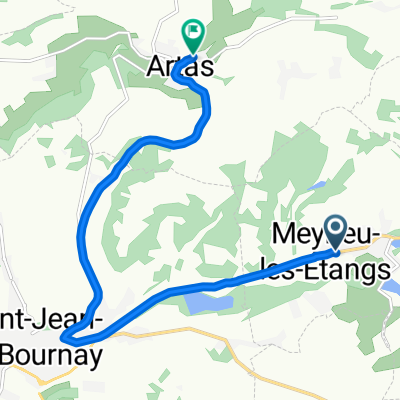 De 775 Route des Gantières, Meyrieu-les-Etangs à 159 Chemin du Cinquin, Artas