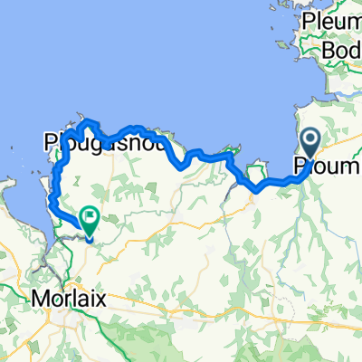 De 3 Rue de la Côte des Bruyères, Saint-Michel-en-Grève à Le Dourduff en Terre, Plouezoc'h