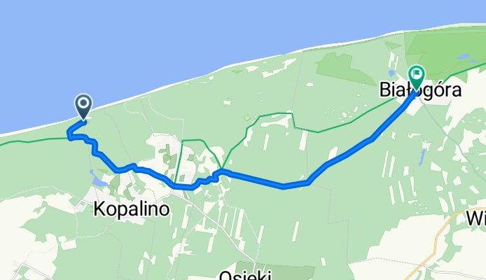 Trasa do Abrahama, Białogóra