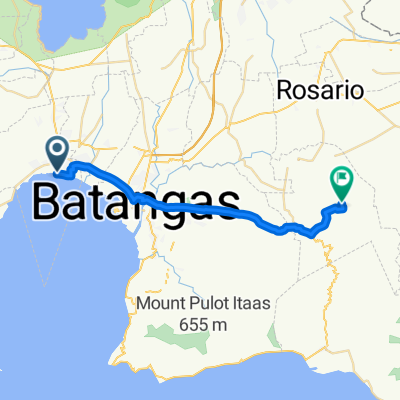 QXJW+XQC, Bauan to Unnamed Road, Taysan