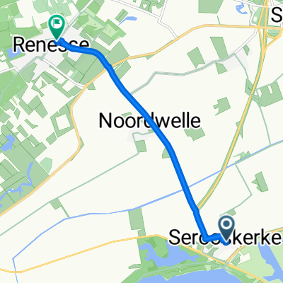 Dorpsplein 22, Serooskerke Schouwen nach Bakkersgang, Renesse