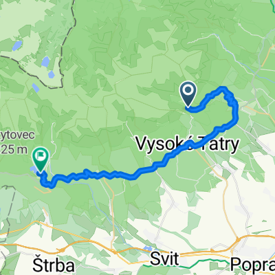 Trasa do Szentiványho, Štrbské Pleso