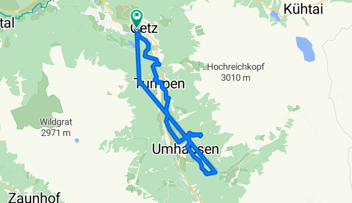 Piburger Straße 6, Oetz nach Piburger Straße 8a, Oetz