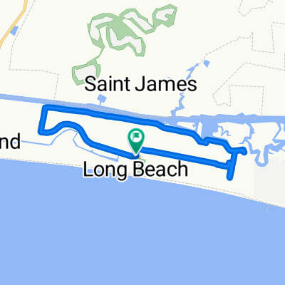 4308 E Oak Island Dr, Oak Island to 4502 E Oak Island Dr, Oak Island