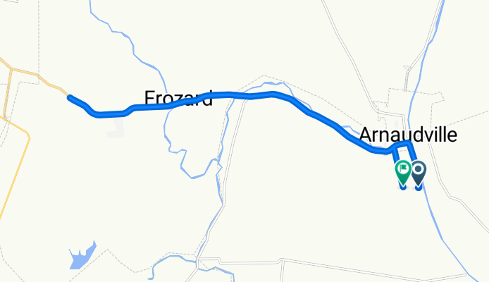 1154 Neblet St, Arnaudville to 1081–1099 Grain Elevator Rd, Arnaudville