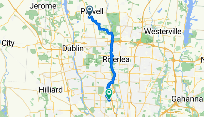 245 Delaney's Cir, Powell to 2929 Kenny Rd, Columbus