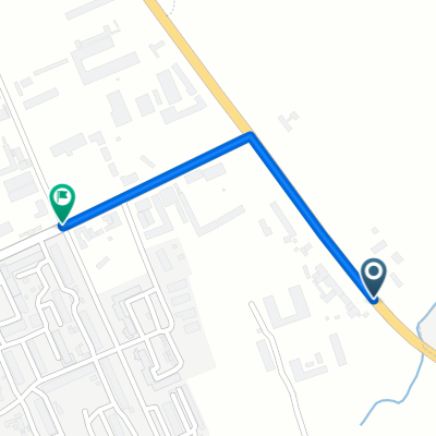 От улица Ленина 63, Терек до улица Бесланеева 13, Терек